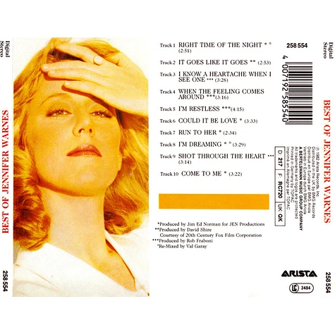 Jennifer Warnes - Best Of Jennifer Warnes