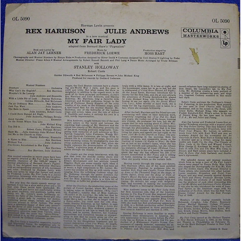 Rex Harrison, Julie Andrews - My Fair Lady