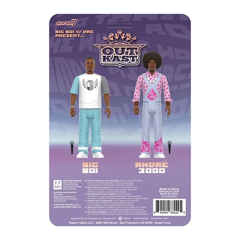 OutKast - OutKast (Big Boi & Dre Present) 2-Pack - ReAction Figures