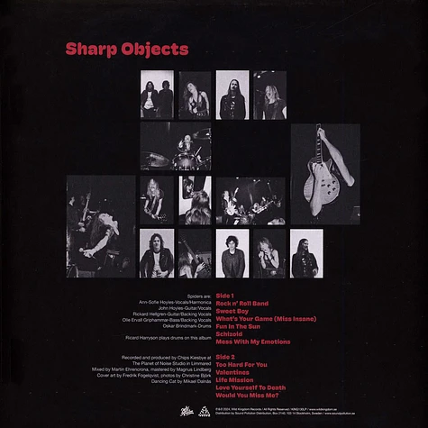 Spiders - Sharp Objects Black Vinyl Edition