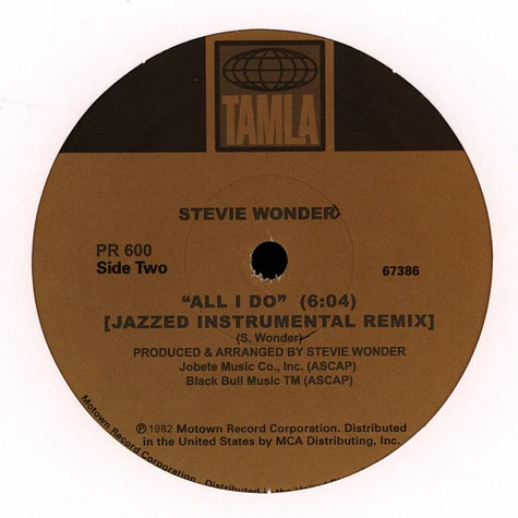 Stevie Wonder - All I Do House Remixes