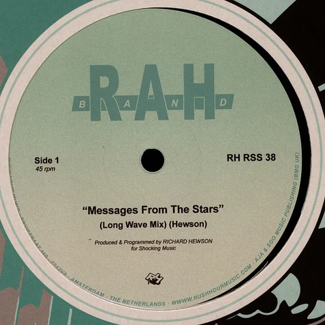 RAH Band - Messages From The Stars