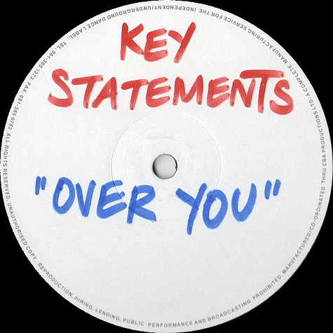 Key Statements - Over You