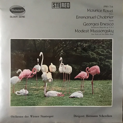 Maurice Ravel / Emmanuel Chabrier / George Enescu / Modest Mussorgsky - Orchester Der Wiener Staatsoper, Hermann Scherchen - Boléro / España / Rumänische Rhapsodie Op. 11 Nr. 1 / Eine Nacht Auf Dem Kahlen Berge