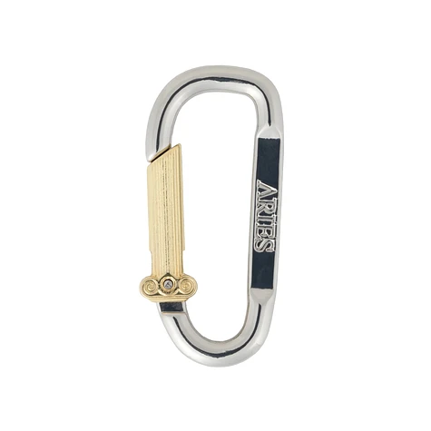 Aries - Mini Carabiner Pearl Necklace