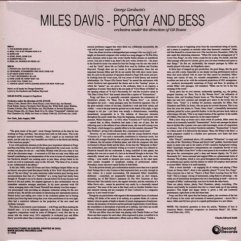 Miles Davis - Porgy And Bess