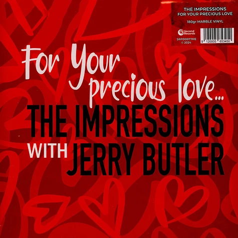 Impressions - For Your Precious Love Red Marble Vinyl Edition