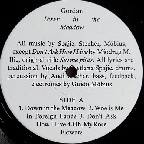 Gordan - Down In The Meadow