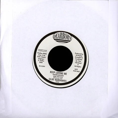 Silky Hargraves - Keep Loving Me Like You Do / Instrumental