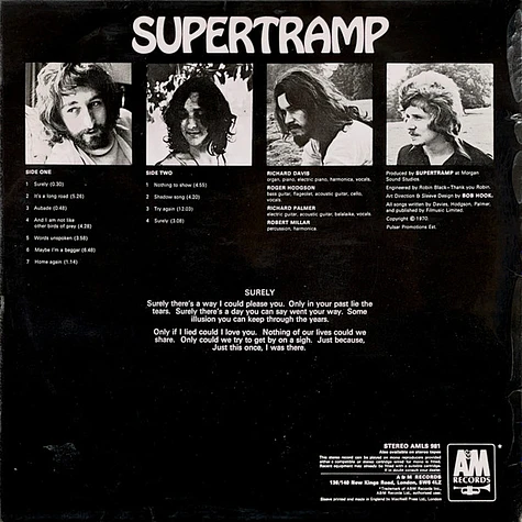 Supertramp - Supertramp