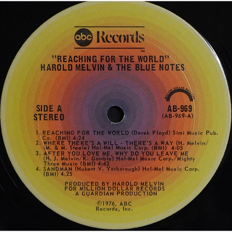 Harold Melvin And The Blue Notes - Reaching For The World