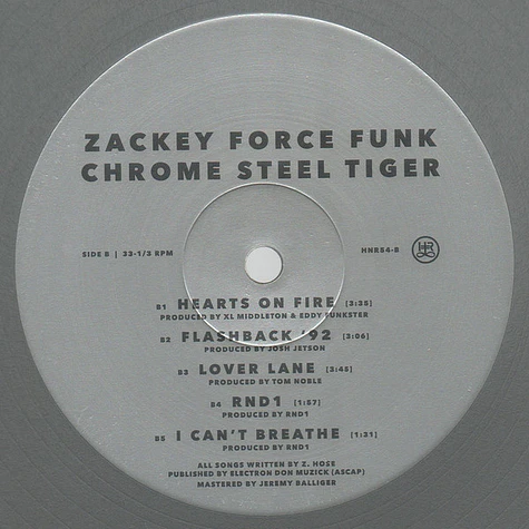 Zackey Force Funk - Chrome Steel Tiger