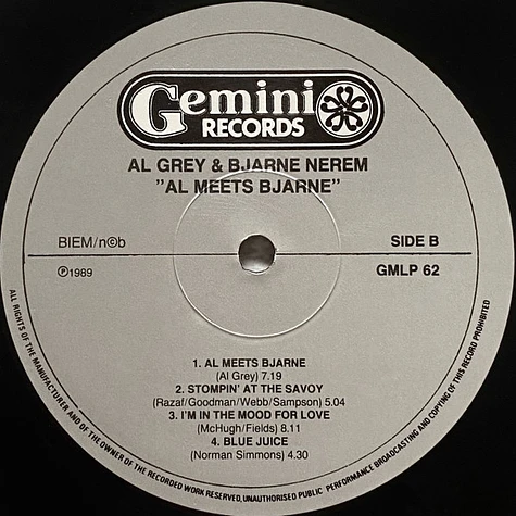 Al Grey & Bjarne Nerem - Al Meets Bjarne