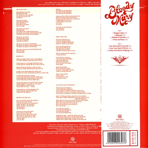 Bloody Mary - Bloody Mary Black Vinyl Edition