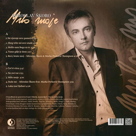 Miroslav Skoro - Milo Moje