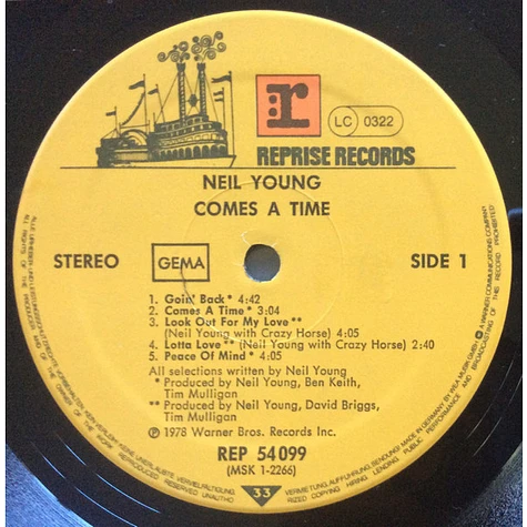 Neil Young - Comes A Time