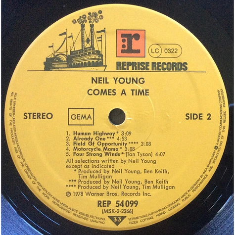 Neil Young - Comes A Time