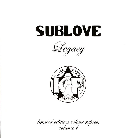 Sublove - Legacy Ep White Vinyl Edition