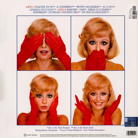 Raffaella Carra - Felicita Ta Ta 50th Anniversary Blue Vinyl Edtion