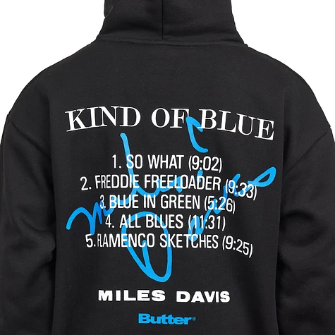 Butter Goods x Miles Davis - Kind Of Blue Pullover Hood