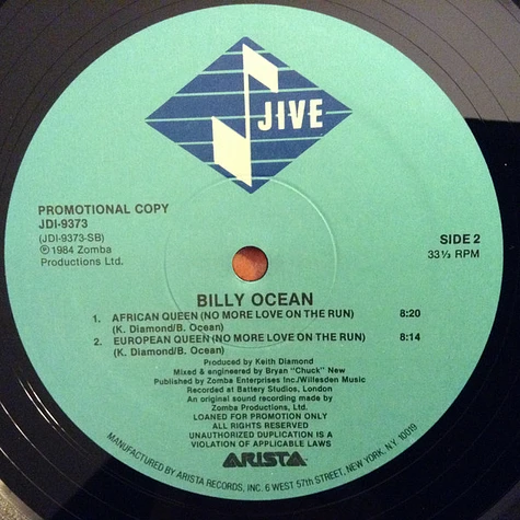 Billy Ocean - Mystery Lady