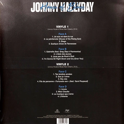 Johnny Hallyday - North America Live Tour Collection New Orleans House Of Blues