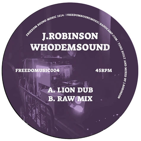 J. Robinson Whodemsound - Lion Dub