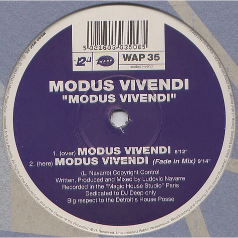 Modus Vivendi - Modus Vivendi