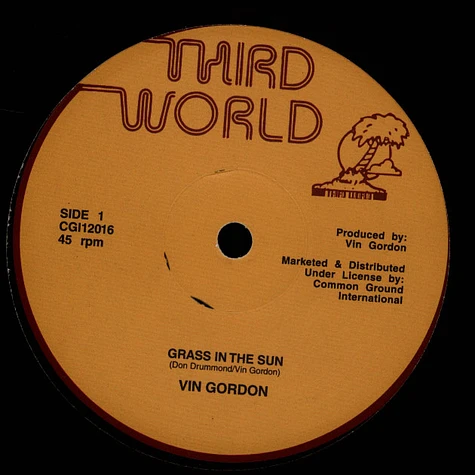 Vin Gordon - Grass In The Sun / Split Second