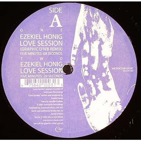 Ezekiel Honig / Graphic - Love Session / 1000 Remix EP