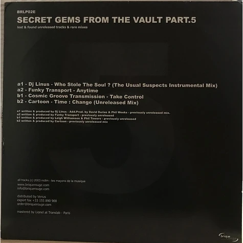 V.A. - Secret Gems From The Vault Part 5