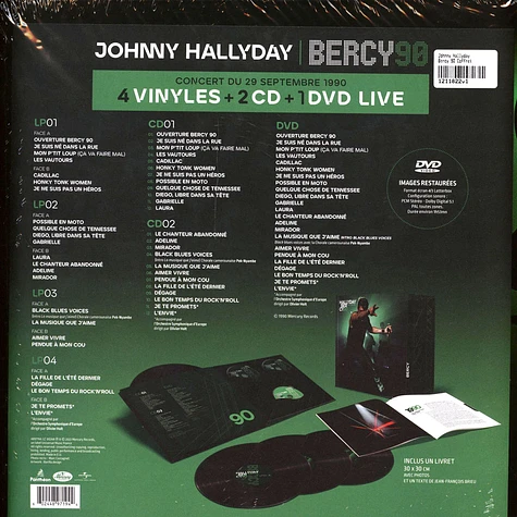 Johnny Hallyday - Bercy 90 Coffret