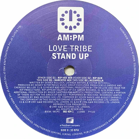 Love Tribe - Stand Up - The Remixes