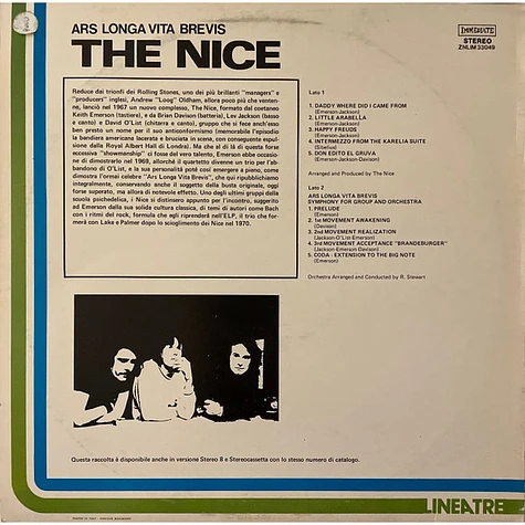 The Nice - Ars Longa Vita Brevis