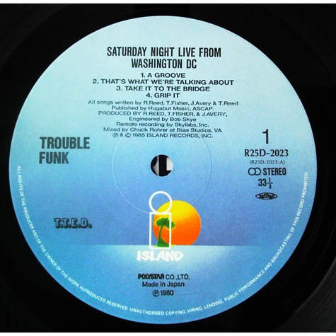 Trouble Funk - Saturday Night Live From Washington D.C.