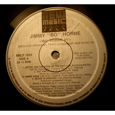 Jimmy "Bo" Horne - 'Bo' Horne '91