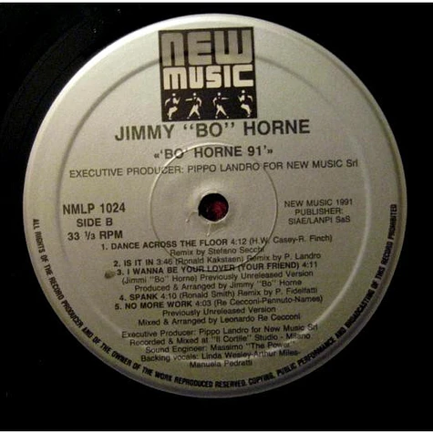 Jimmy "Bo" Horne - 'Bo' Horne '91