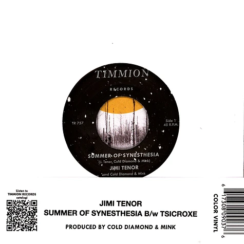 Jimi & Cold Diamond & Mink Tenor - Summer Of Synesthesia Transparent Vinyl Edition