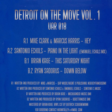 V.A. - Detroit On The Move Volume 1