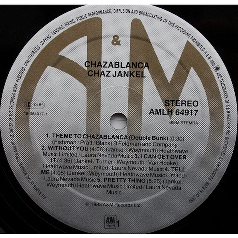 Chas Jankel - Chazablanca