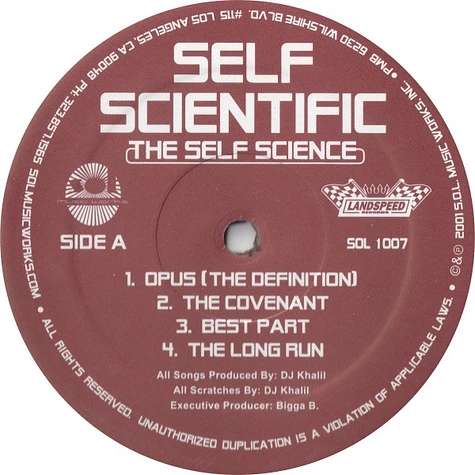 Self Scientific - The Self Science