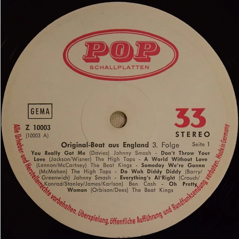 V.A. - Original Beat Aus England Vol.3