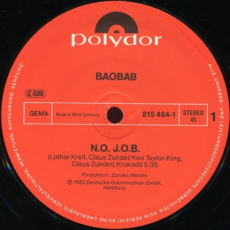 Baobab - N.O. J.O.B.