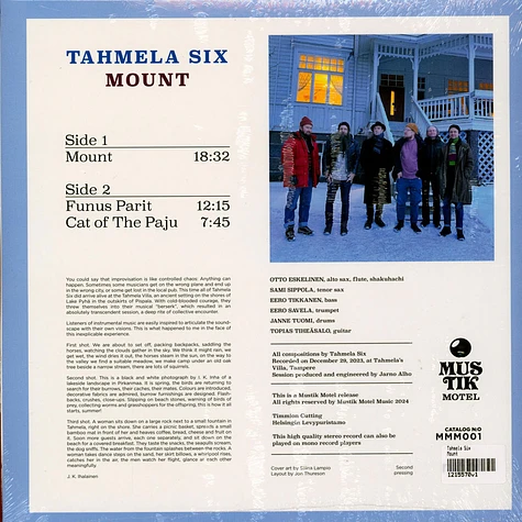Tahmela Six - Mount - Vinyl LP - 2024 - EU - Original | HHV