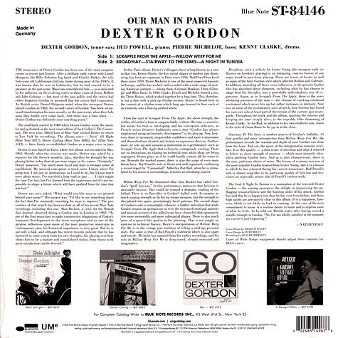 Dexter Gordon - Our Man In Paris