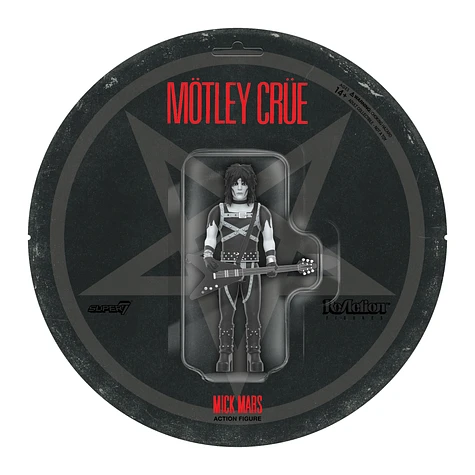 Mötley Crüe - Mick Mars (Shout At The Devil - Black & White) - ReAction Figure