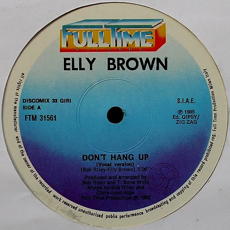 Elly Brown - Don't Hang Up