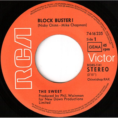 The Sweet - Block Buster