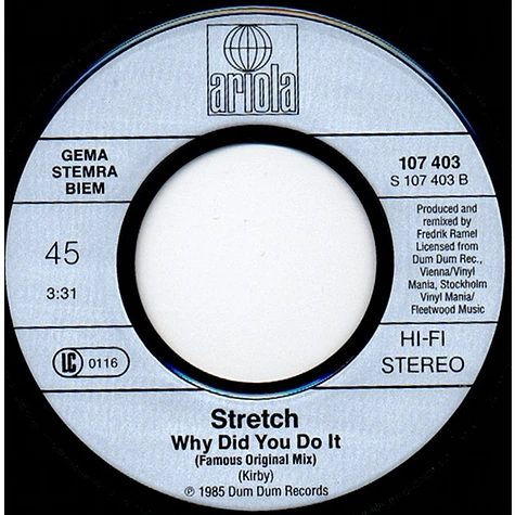 Stretch - Why Did You Do It