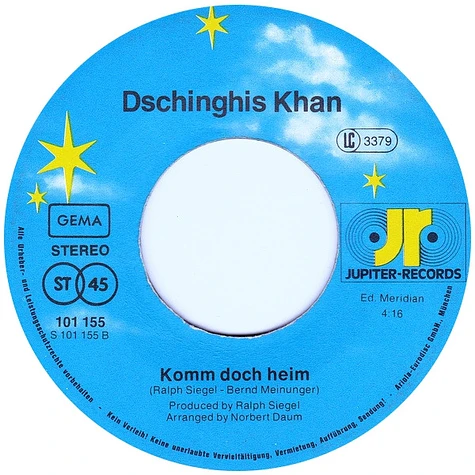 Dschinghis Khan - Hadschi Halef Omar